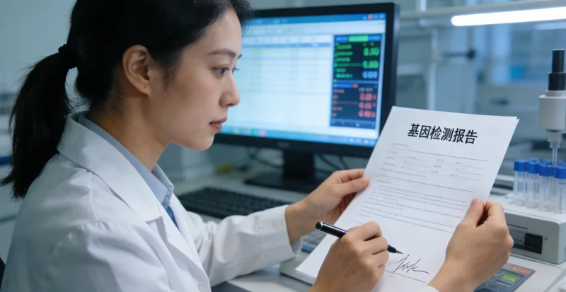 大同市民与医生咨询基因检测报告