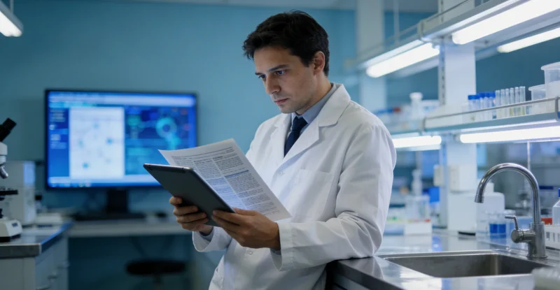 永康基因检测实验室内部工作场景