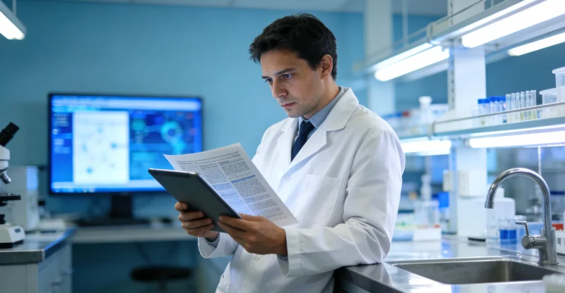 基因检测实验室数据分析工作场景