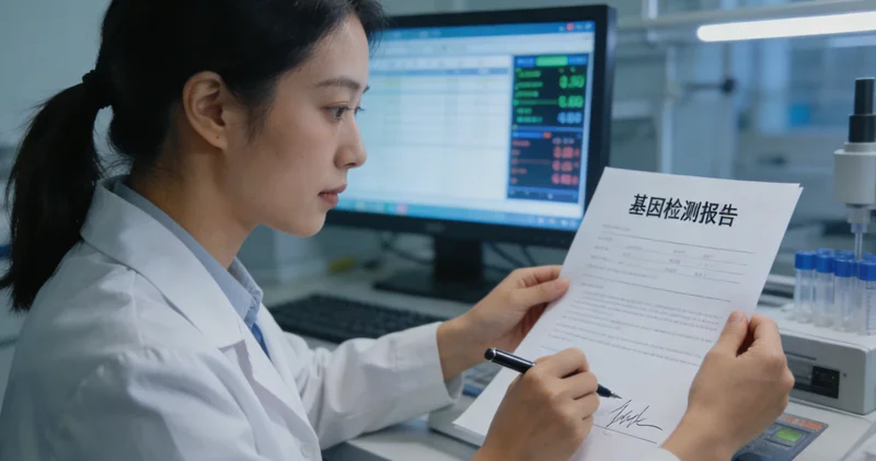 呼和浩特医生为患者解读基因检测