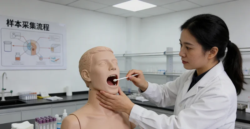 吐鲁番居民进行无创基因检测口腔