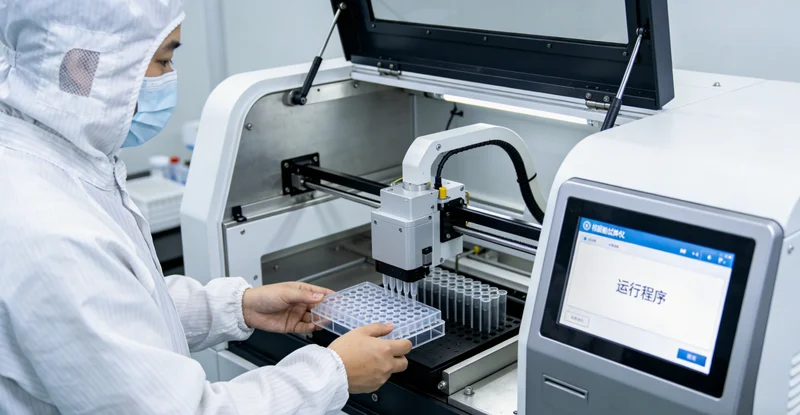 镇江医院走廊医生与家属沟通健康