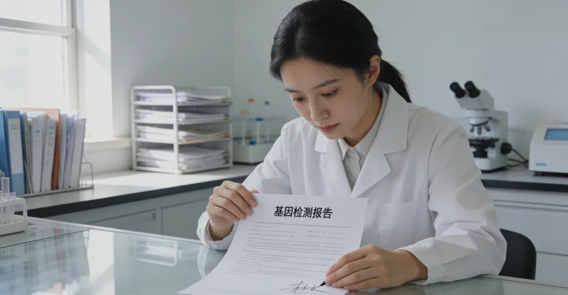 禹城BRCA2基因检测报告示意