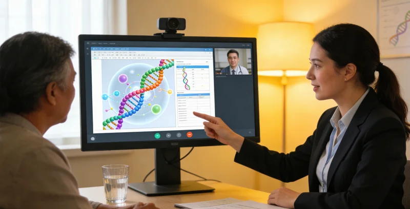 台山家庭进行遗传健康咨询沟通场