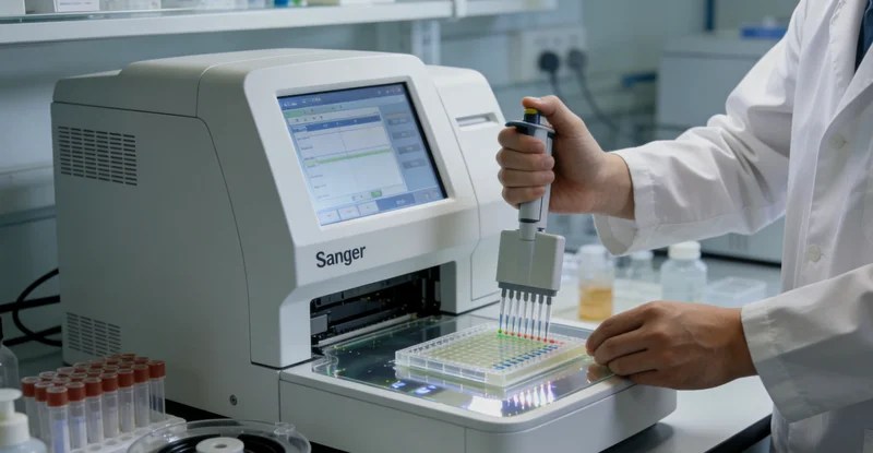 专业医学检验所内的高通量测序平