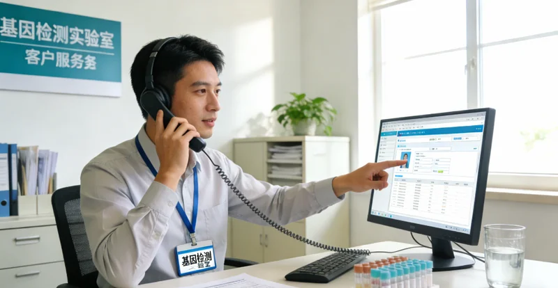 九江遗传咨询门诊医生与咨询者亲