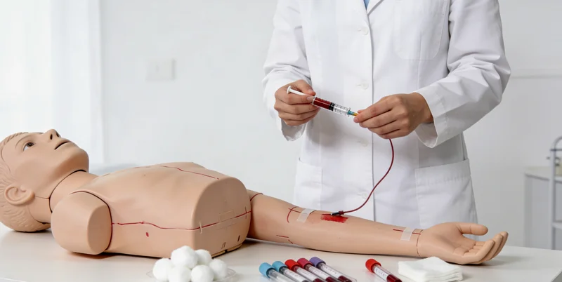 三亚医护人员进行静脉采血 基因