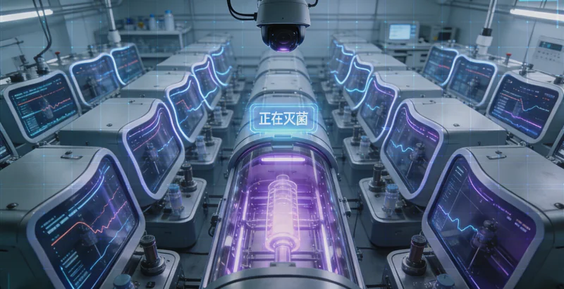 专业人员进行基因检测样本采集