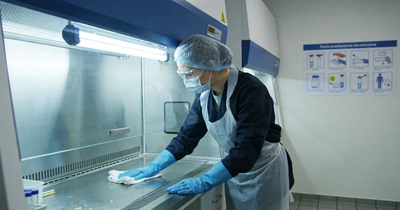 基因双螺旋与防护盾概念图