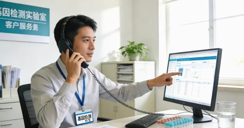 遗传咨询师为灵武家庭远程解读基