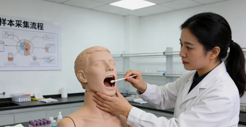 自贡基因检测采样过程示意图