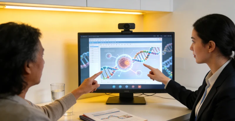 潮州家庭温馨对话与遗传咨询场景