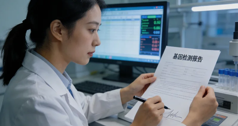 五大连池居民查看基因检测报告