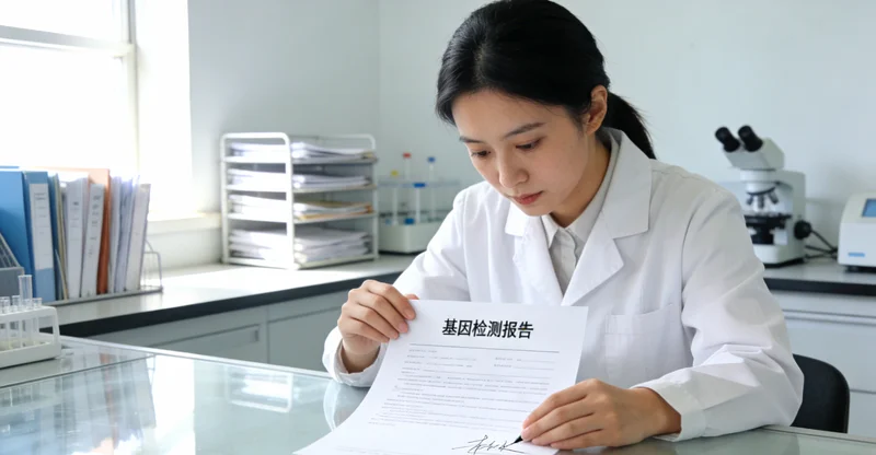 襄阳遗传咨询师在解读基因检测报