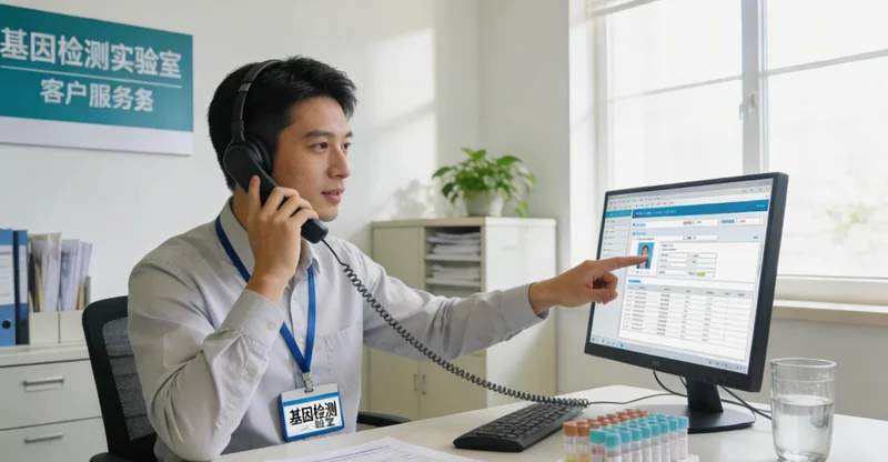 锡盟遗传咨询师为居民解读STK