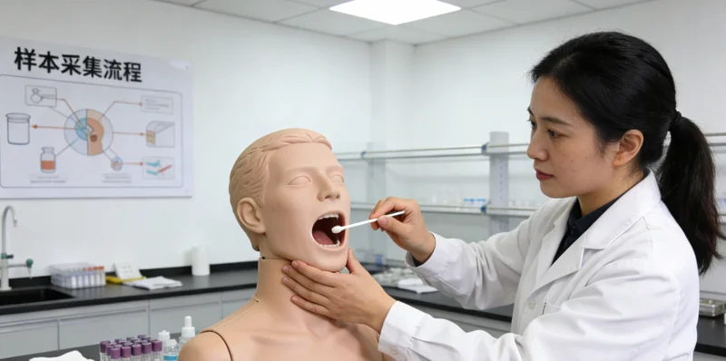 酒泉基因检测采样流程示意图
