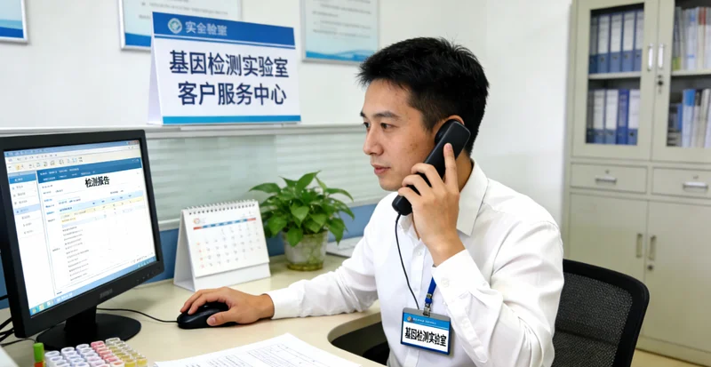 四会家庭进行遗传健康咨询的场景