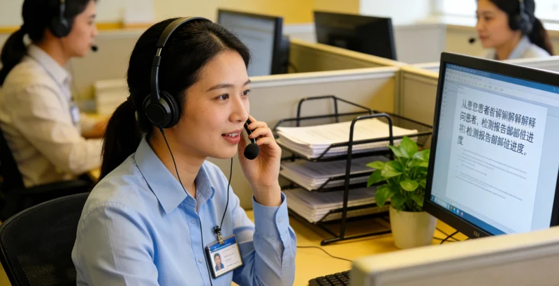 乌中旗女性认真阅读基因检测报告