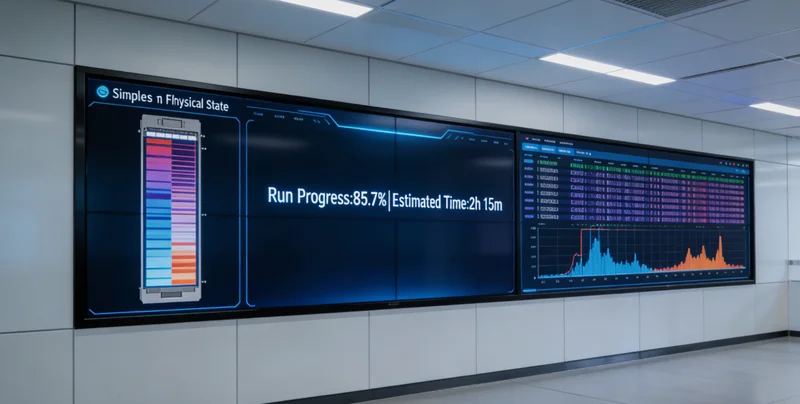 专业的基因测序实验室工作场景