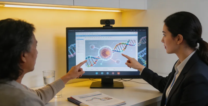 新乡患者在进行遗传基因检测咨询