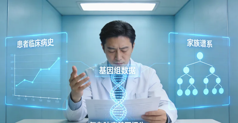 揭阳家庭共同查看基因检测报告并