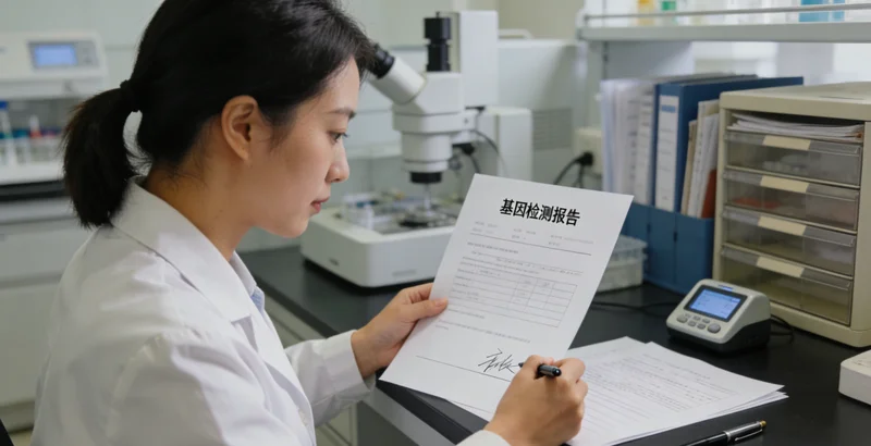 厦门市民查看甲状旁腺瘤基因检测