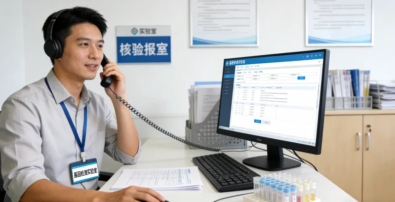 福鼎市民在诊室进行遗传咨询