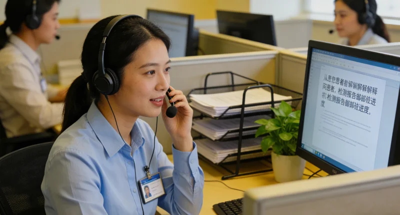 射洪家庭在客厅共同查看基因检测