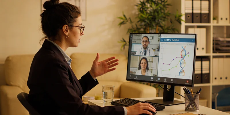 枝江遗传咨询师向家庭解读基因检