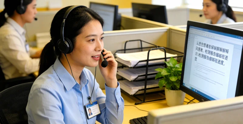 阿荣旗医生为居民解读基因检测报