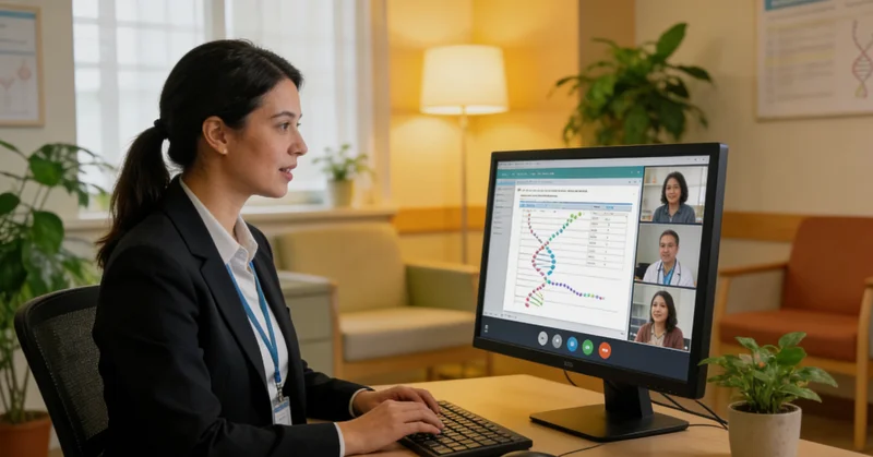 冷水江遗传咨询师为家庭解读基因