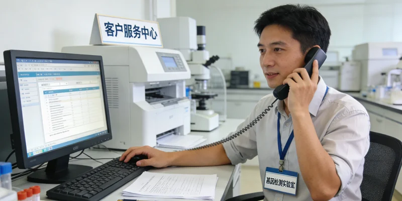 义乌遗传咨询师与家庭进行报告解