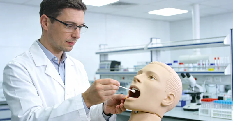 贵溪基因检测采样流程示意