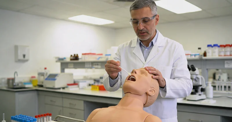 武夷山居民进行基因检测口腔拭子