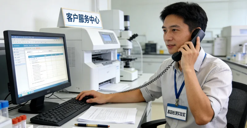 南宁遗传咨询师向家庭讲解疾病风