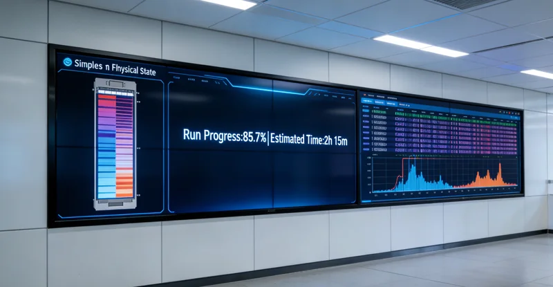 专业实验室进行基因测序数据分析