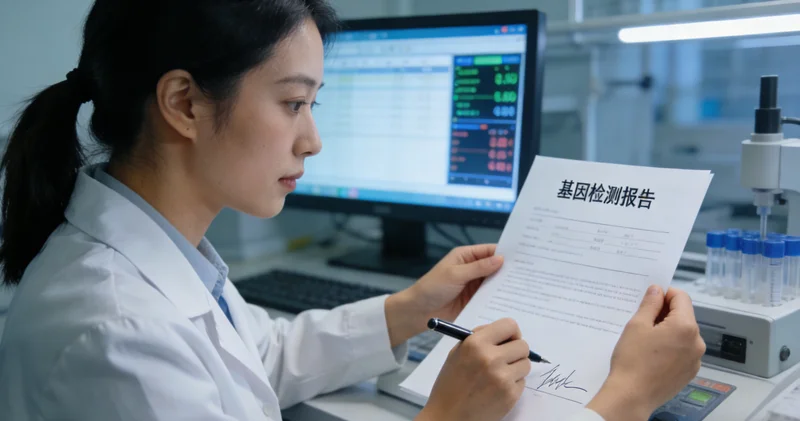 敦煌LFS基因检测报告示意图