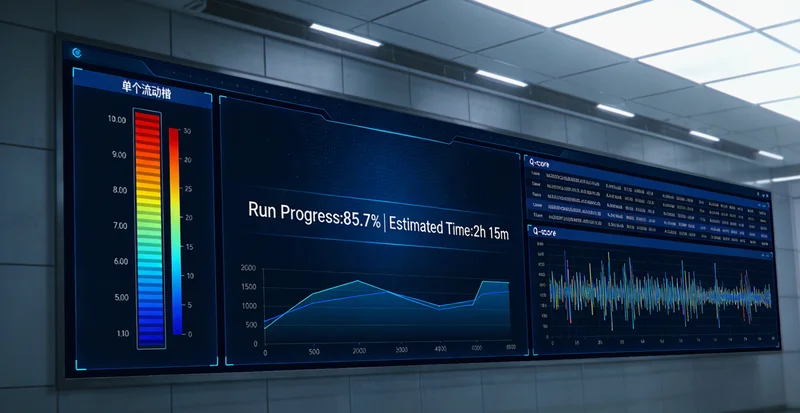 基因测序实验室工作场景