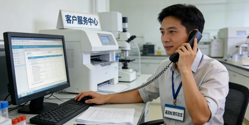 尚志市民在诊所进行遗传咨询与基