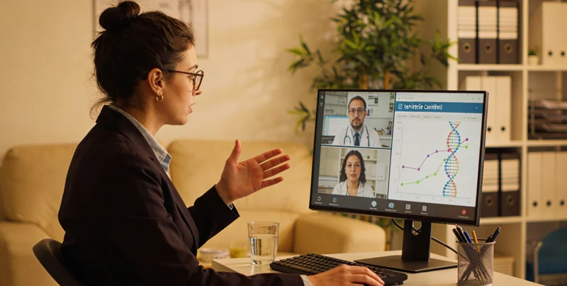 安康医生为患者进行MEN1基因