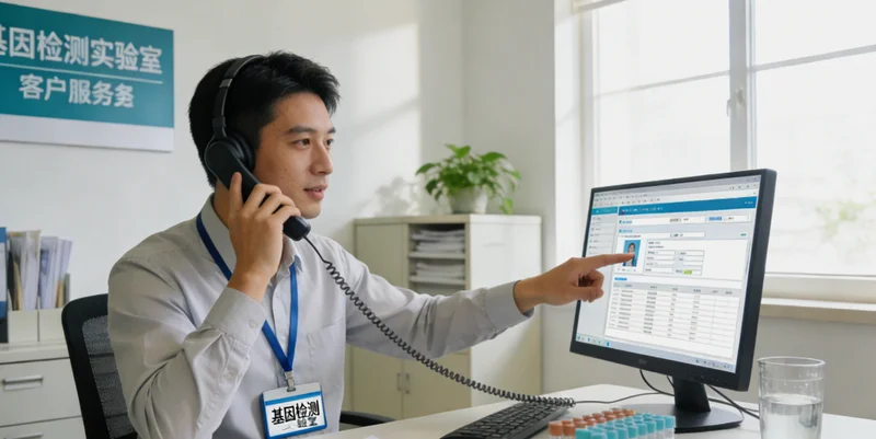 图木舒克 医生与患者进行遗传咨