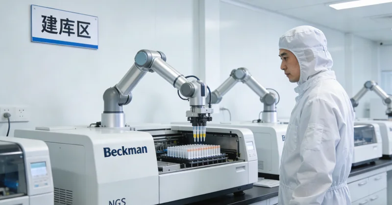 郑州市民进行定期肠镜筛查示意