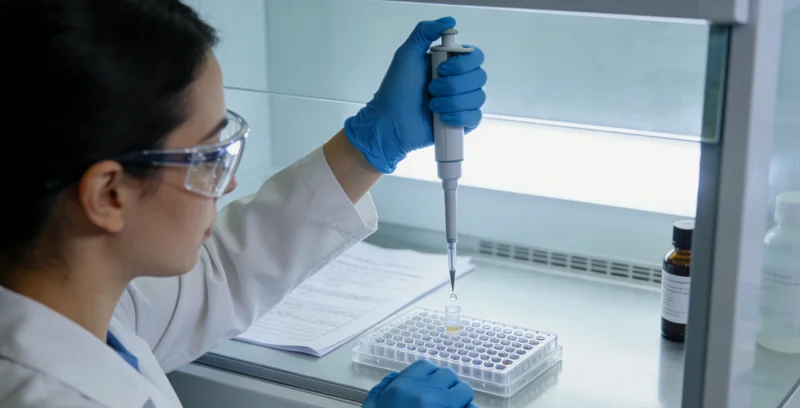 金华医院进行基因检测采样过程