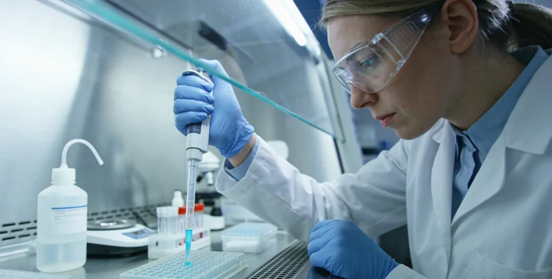 科右中旗医院 护士进行抽血采样