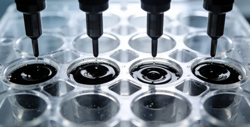 包头女性认真阅读健康报告思考未