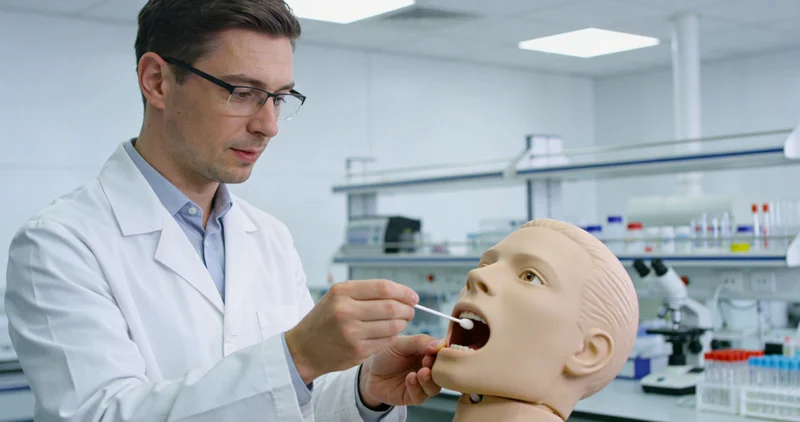 清远市民接受基因检测采样