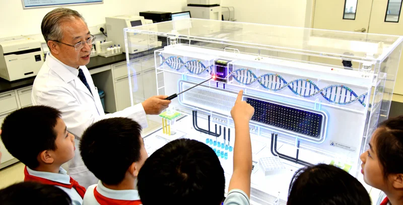 灵武市民进行甲状腺超声定期健康