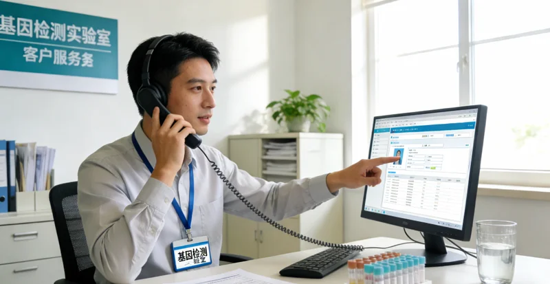 井冈山居民与医生进行遗传咨询沟