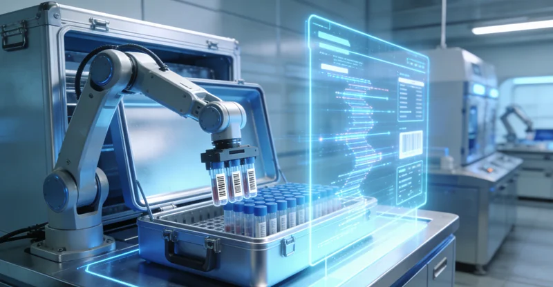 乐平基因检测DNA测序科学示意