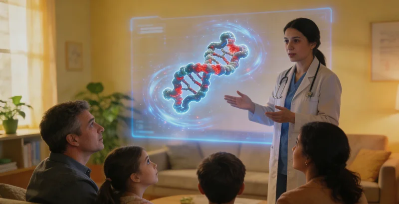 诸暨遗传咨询医生与家庭沟通场景